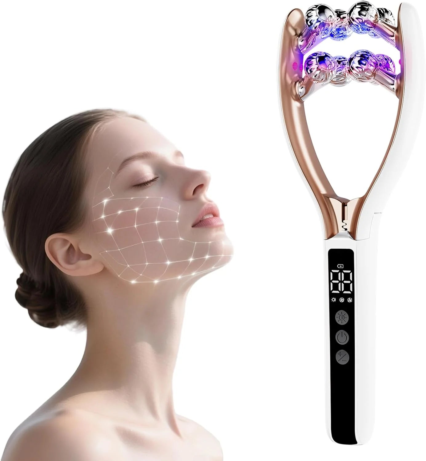 V-Luxe Contour Yüz Şekillendirici Mikroakım Masaj Aleti