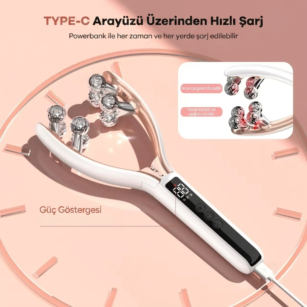 V-Luxe Contour Yüz Şekillendirici Mikroakım Masaj Aleti