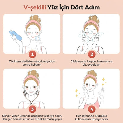 V-Luxe Contour Yüz Şekillendirici Mikroakım Masaj Aleti