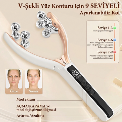 V-Luxe Contour Yüz Şekillendirici Mikroakım Masaj Aleti