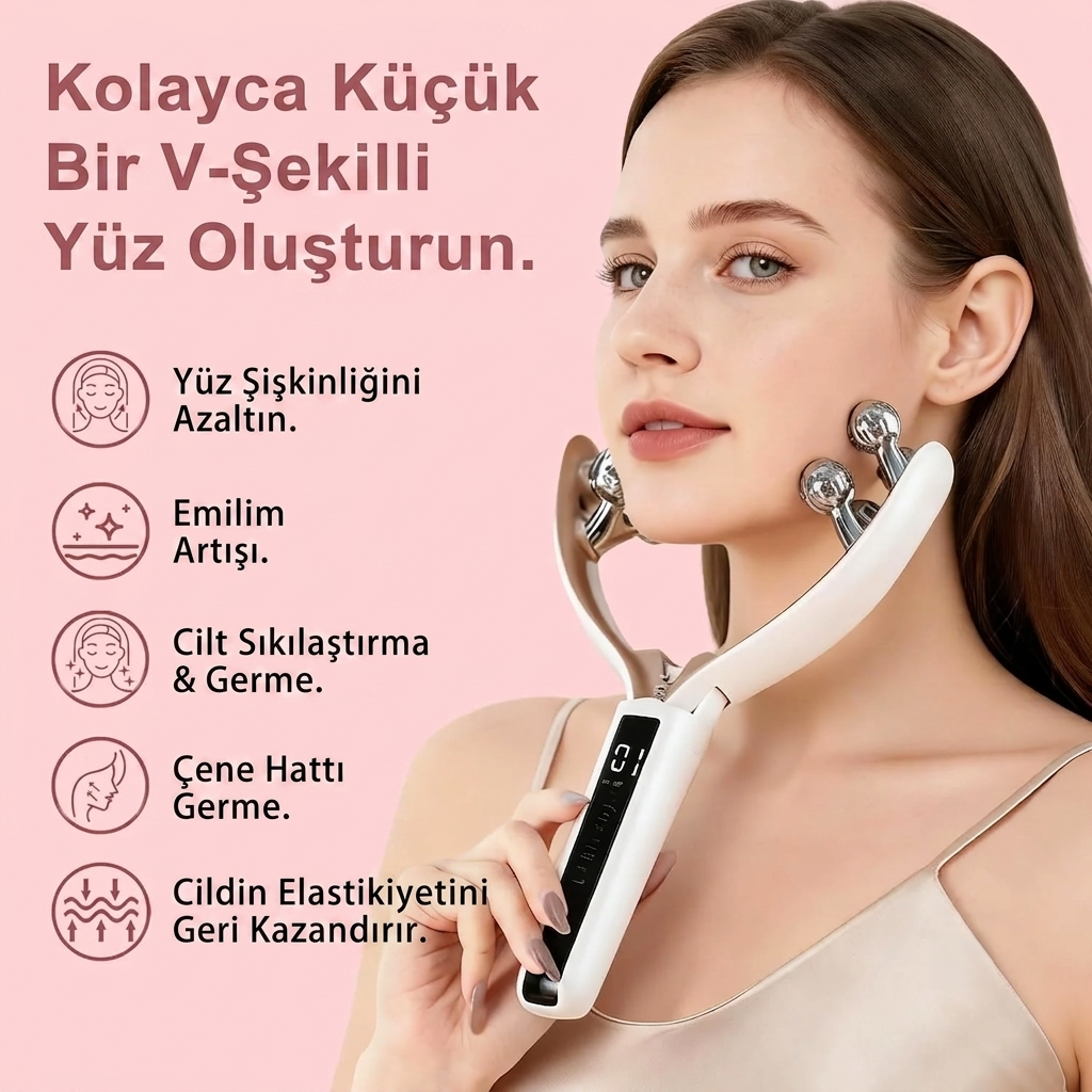 V-Luxe Contour Yüz Şekillendirici Mikroakım Masaj Aleti