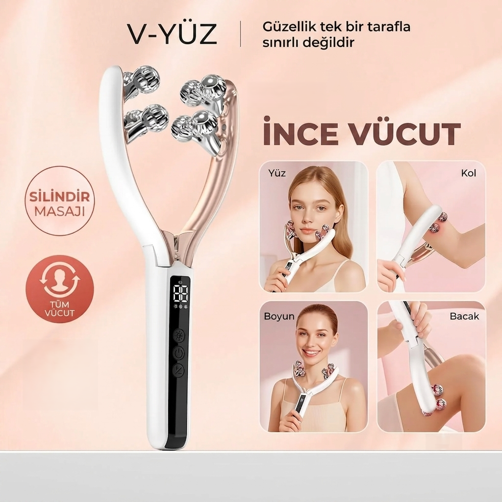 V-Luxe Contour Yüz Şekillendirici Mikroakım Masaj Aleti